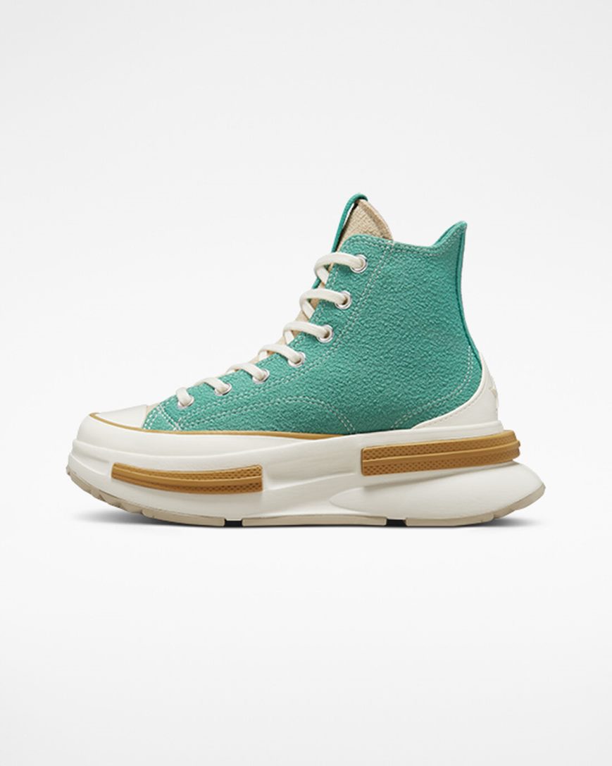 Dámské Boty Vysoké Converse Run Star Legacy CX Textured Zelene | CZ ORYC64